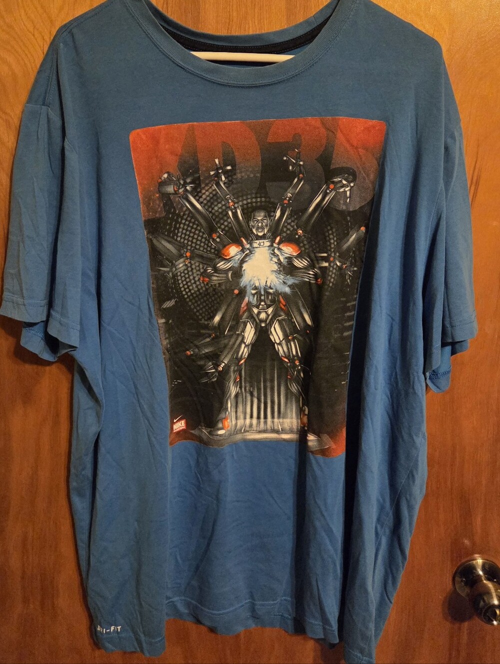 Nike Mens Dri Fit NBA Basketball Kevin Durant T-Shirt Size XXL